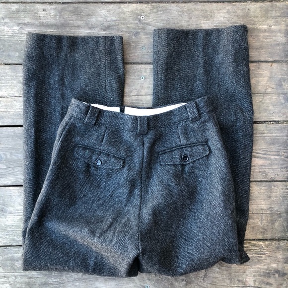 Woolrich men’s/women’s vint grey wool trousers - Picture 6 of 7